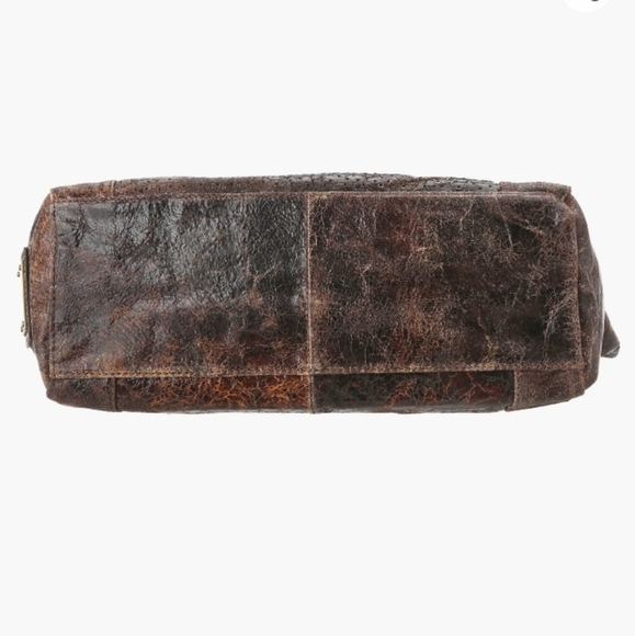 Frye Chocolate Brown Deborah Studded Tote Bag - Picture 12 of 16